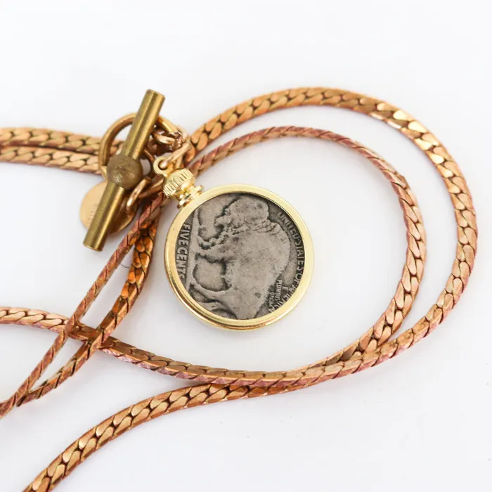 Twisted Silver 18 BUFFALO NICKEL Necklace Necklaces