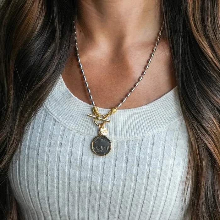 Twisted Silver 18 BUFFALO NICKEL Necklace Necklaces