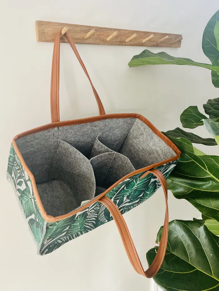 Velt Picnic Bag Botanical Leaves ECOGEM Earrings