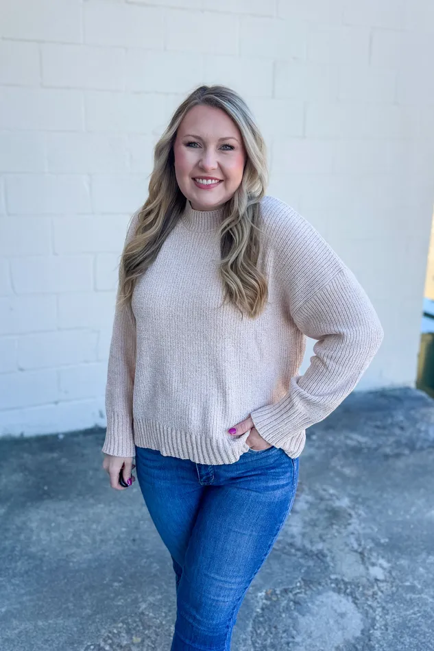 White Birch Necklaces Lets Go For Coffee Sweater Oatmeal
