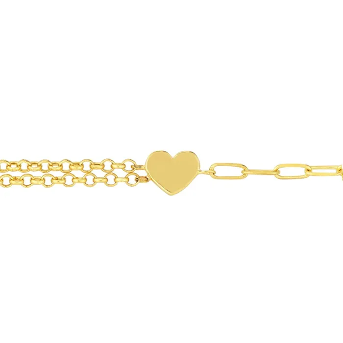 Alexis Jae Bracelets Floating Heart Bracelet