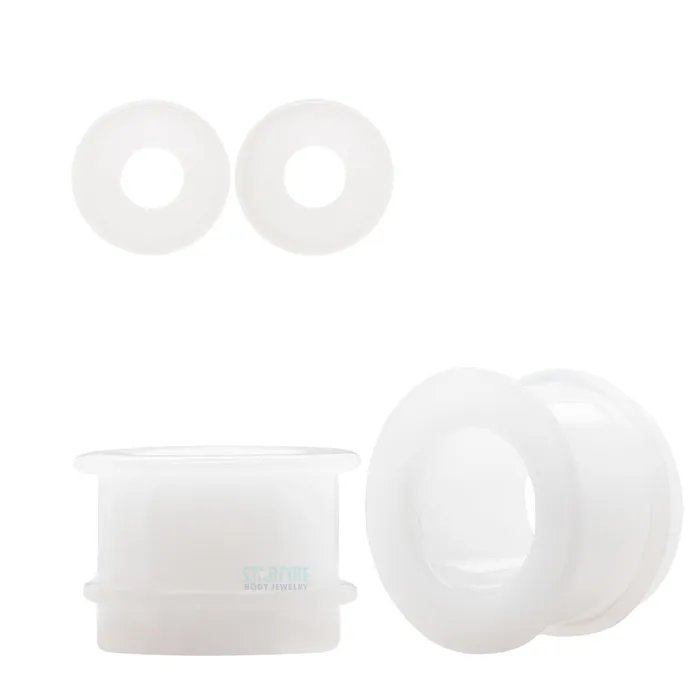 Boro Bullet Holes glass eyelets White Gorilla Glass Rings