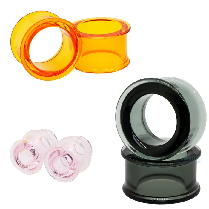 Boro Bullet Holes glass eyelets White Gorilla Glass Rings