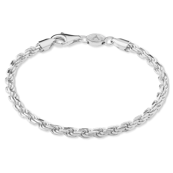 Bracelets Florence Rope Bracelet Sterling Silver 35mm