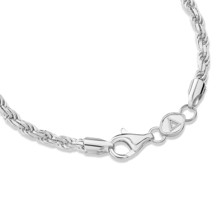 Bracelets Florence Rope Bracelet Sterling Silver 35mm