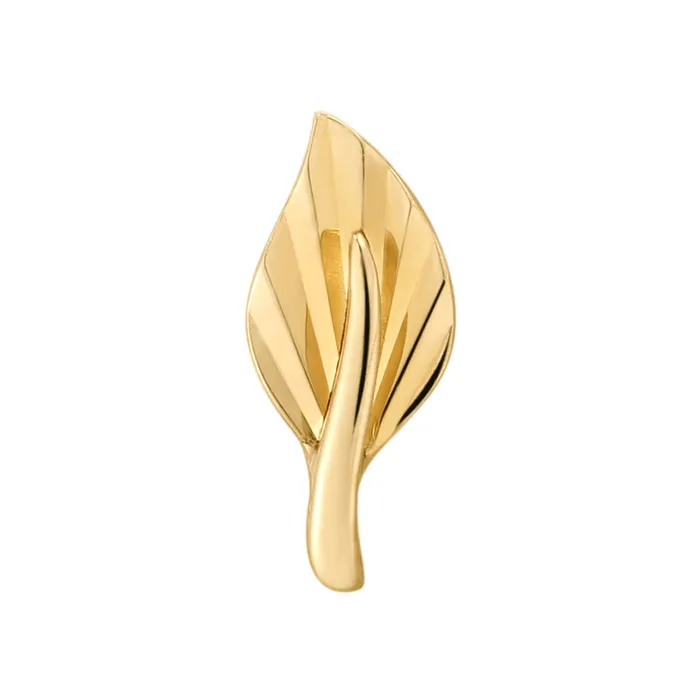Buddha Jewelry Organics Earrings threadless Essence End in Gold