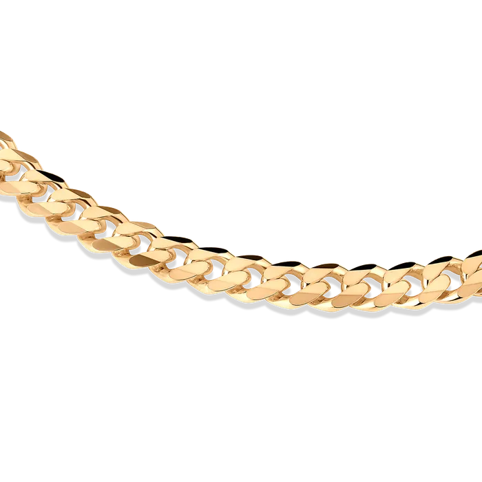 Curb Bracelet Gold Vermeil 5mm Florence Bracelets