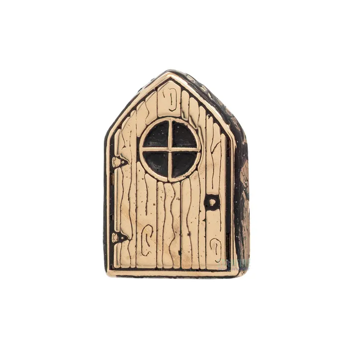 Earrings Body Gems threadless Fairy Door End in Gold