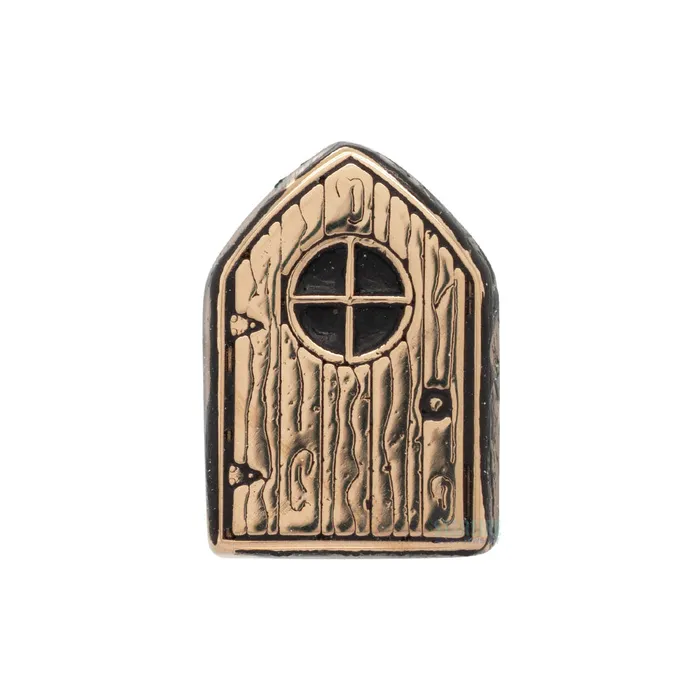 Earrings Body Gems threadless Fairy Door End in Gold