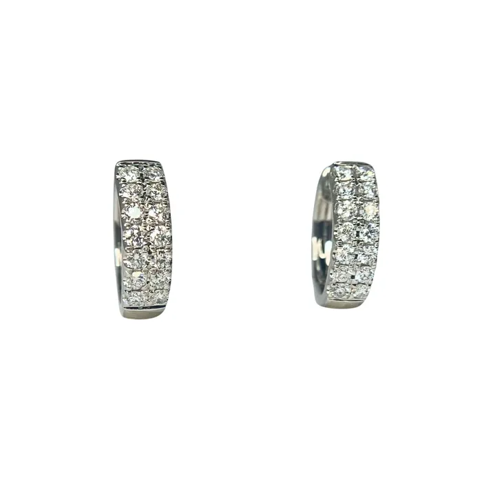 Earrings Diamond Huggies Donald Haack Diamonds