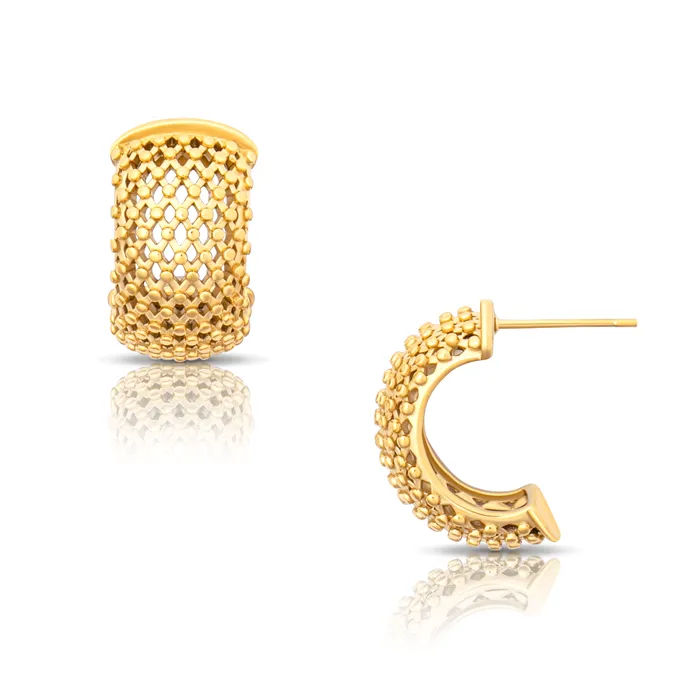 Earrings Ellie Vail Yanna Mesh Mini Hoop Earring