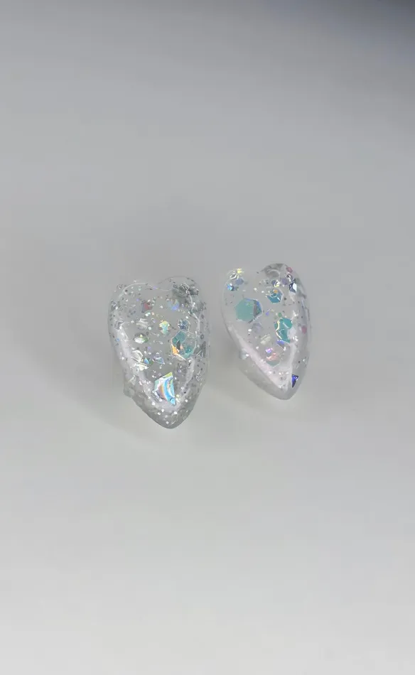 Earrings Glitter Hart Fangs Stonehart Jewelry