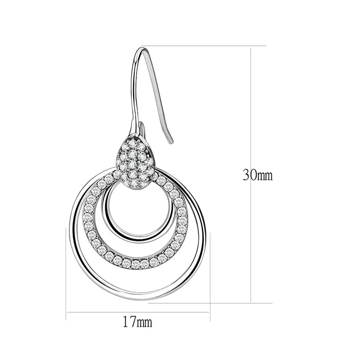 Earrings Green CJ099 Wholesale Womens Stainless Steel AAA Grade CZ Clear Hoop Earrings Earrings Green CJ099 Wholesale Womens Stainless Steel AAA Grade CZ Clear Hoop Earrings