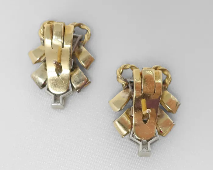 Earrings Isadoras C Retro Ruby and Diamond Earrings