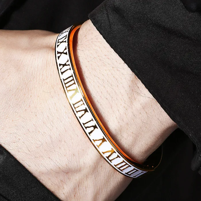 Earrings Men Designer Roman Numeral