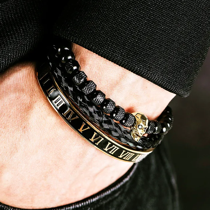 Earrings Men Designer Roman Numeral