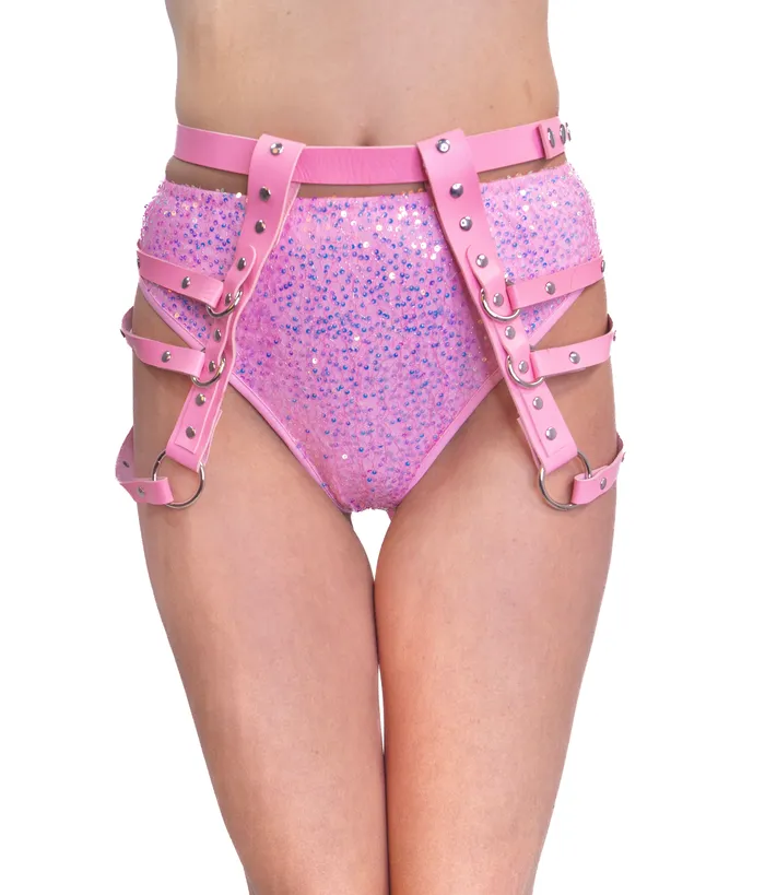 Earrings THE LUMI SHOP Miss Pink Leg Harness