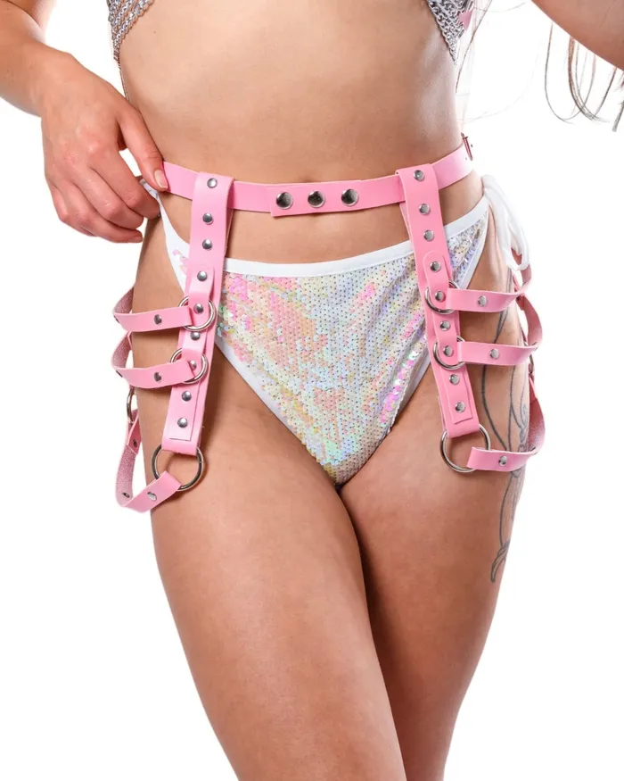 Earrings THE LUMI SHOP Miss Pink Leg Harness
