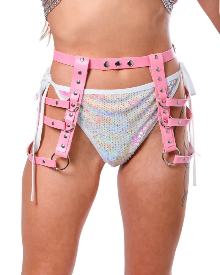 Earrings THE LUMI SHOP Miss Pink Leg Harness