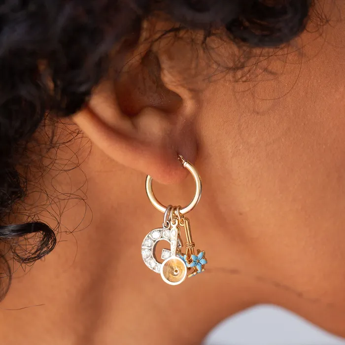 Heart 14k Yellow Gold Charm Vintage Charm Necklaces