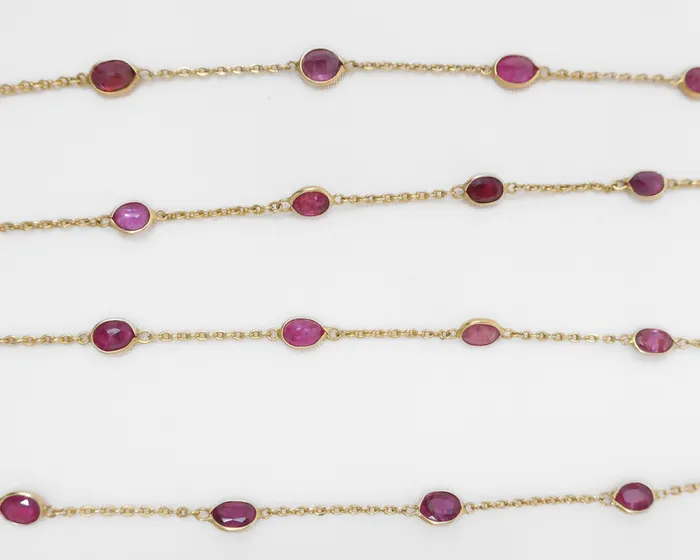Isadoras C Vintage Ruby Strand Necklace Necklaces