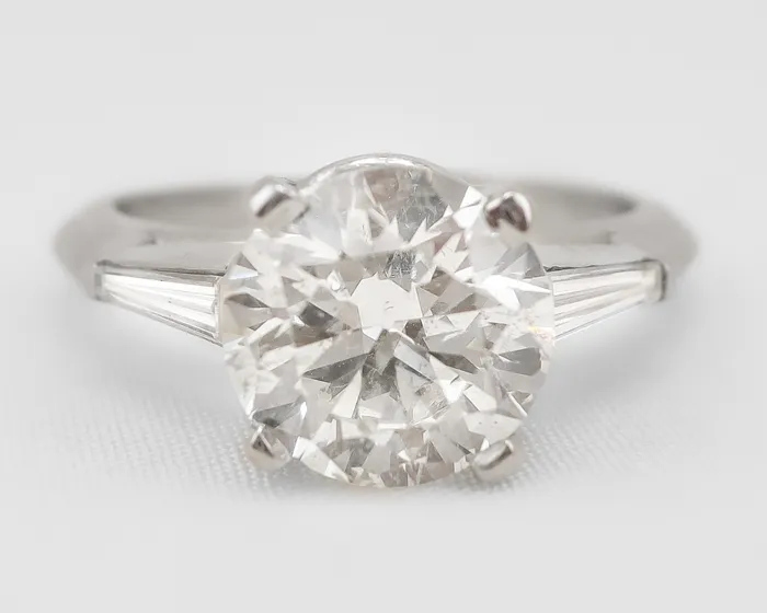 Isadoras LD Midcentury 278Carat Diamond Solitaire Rings