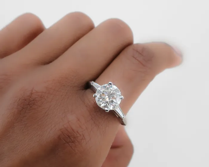Isadoras LD Midcentury 278Carat Diamond Solitaire Rings