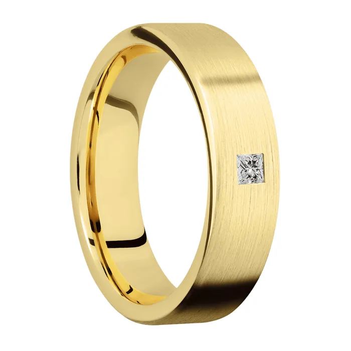 Lashbrook Rings 14K Yellow Gold Diamond Band Lashbrook Rings 14K Yellow Gold Diamond Band