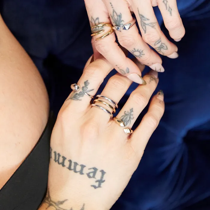 Mixed Metal Triple Band Ring Scream Pretty Rings