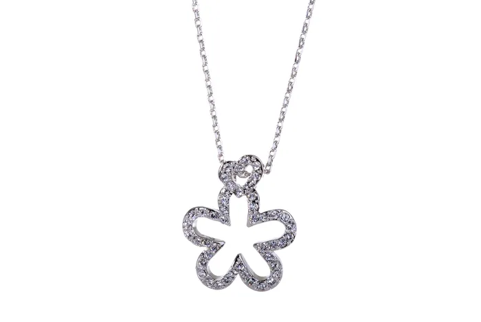 N7114 Rhodium Plated Swarovski Star With Heart Pendant Necklace Crystal Red Necklaces N7114 Rhodium Plated Swarovski Star With Heart Pendant Necklace Crystal Red Necklaces