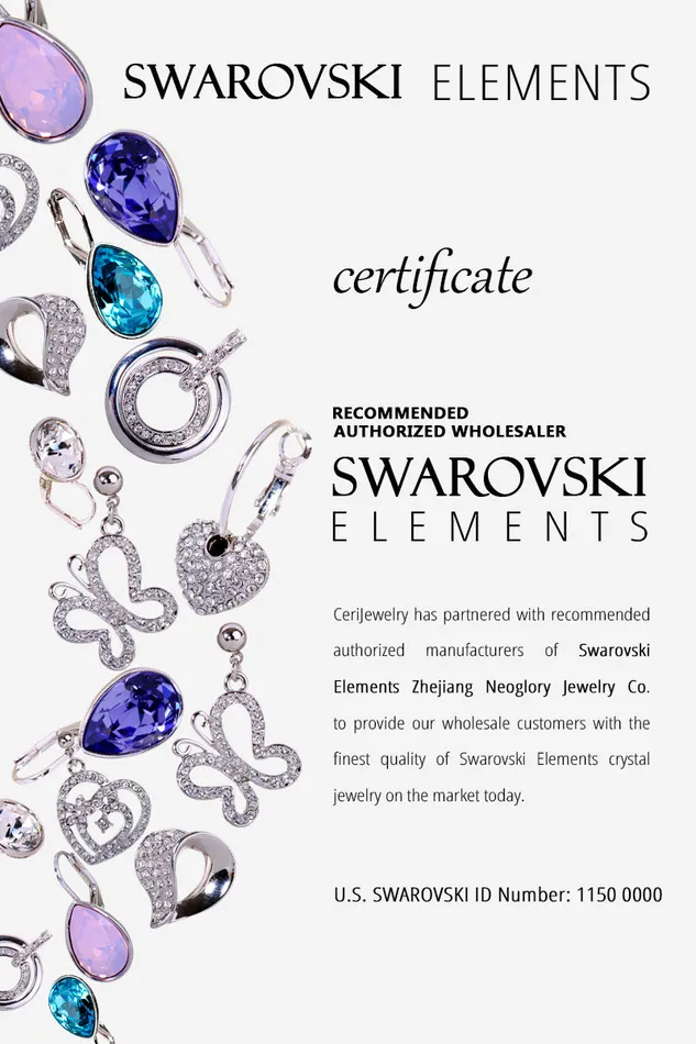 N7114 Rhodium Plated Swarovski Star With Heart Pendant Necklace Crystal Red Necklaces N7114 Rhodium Plated Swarovski Star With Heart Pendant Necklace Crystal Red Necklaces