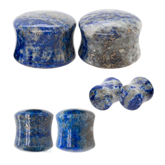 Oracle Body Jewelry Rings Stone Plugs Lapis