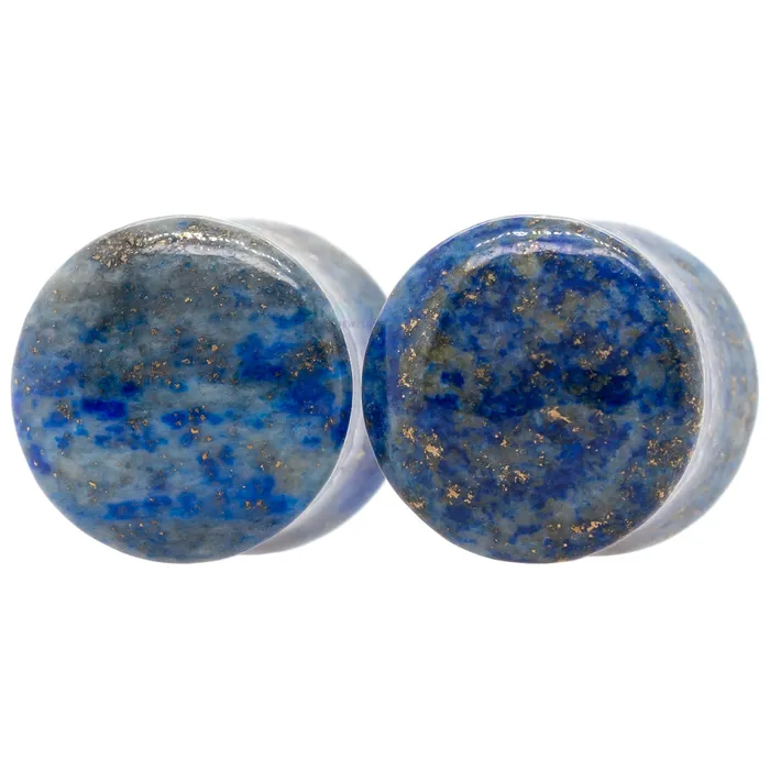 Oracle Body Jewelry Rings Stone Plugs Lapis