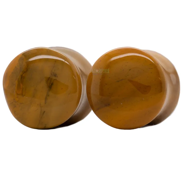 Oracle Body Jewelry Stone Plugs Mookaite Rings