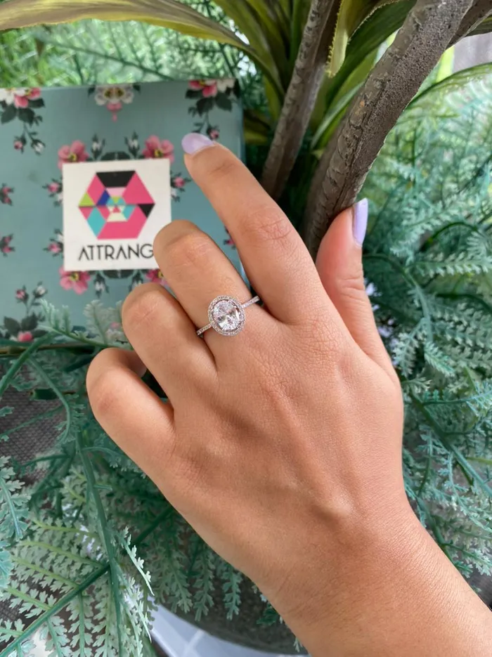 Oval Solitaire Ring attrangi1 Rings Oval Solitaire Ring attrangi1 Rings