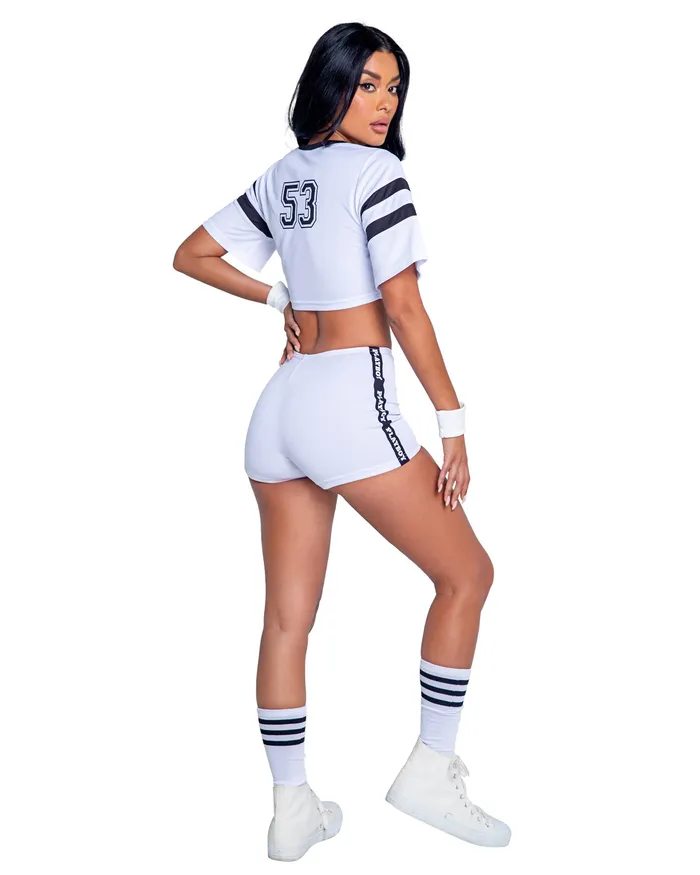 PB161 3PC Playboy Sporty Football Player Roma Costume Inc Earrings PB161 3PC Playboy Sporty Football Player Roma Costume Inc Earrings