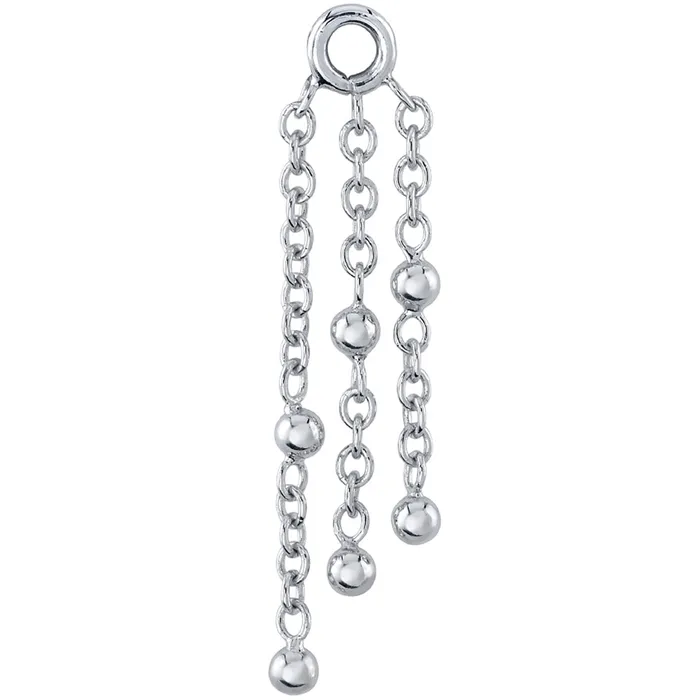 Raindrops Chain Charm in Gold Body Vision BVLA Earrings
