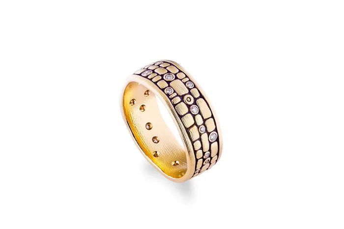 Rings Alex Sepkus Diamond Old Bridge Band
