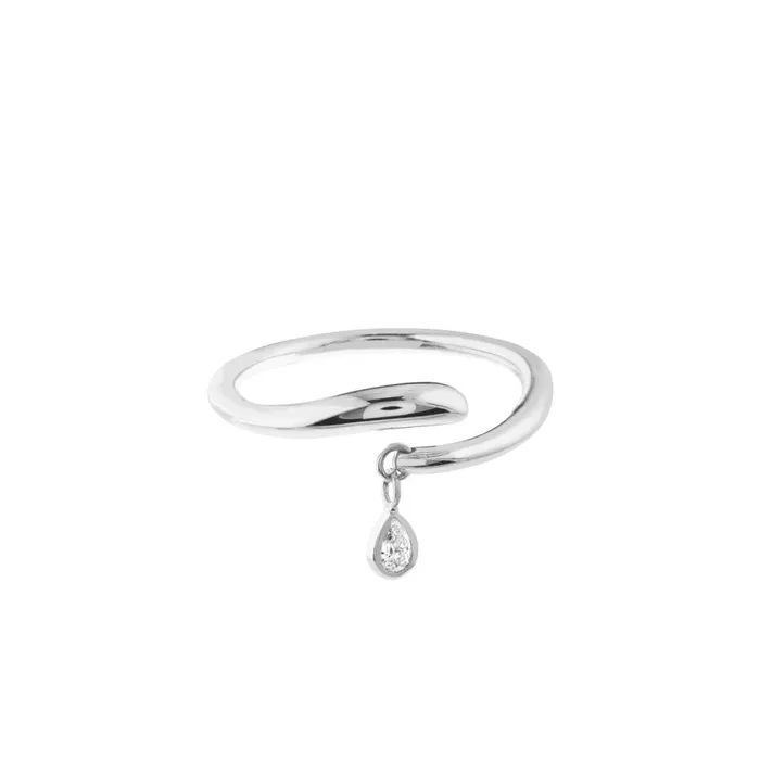 Rings Alexis Jae Gold Ring with Dangle Charm