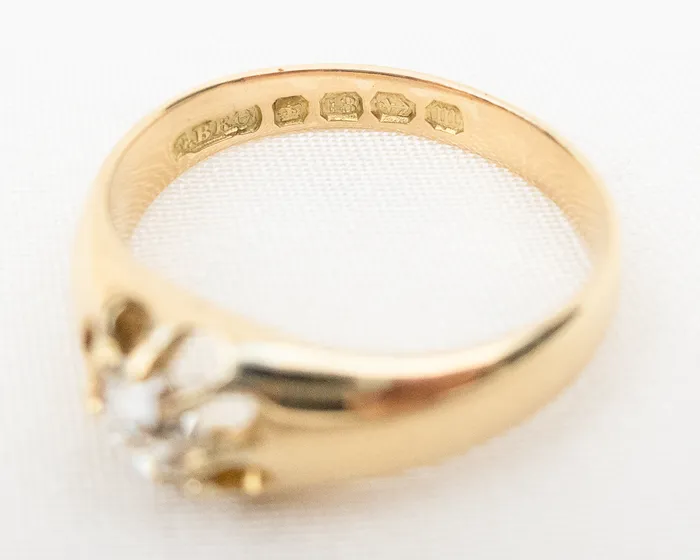 Rings Isadoras A Victorian Buttercup Diamond Solitaire