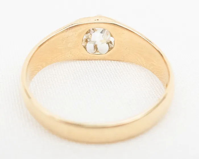 Rings Isadoras A Victorian Buttercup Diamond Solitaire