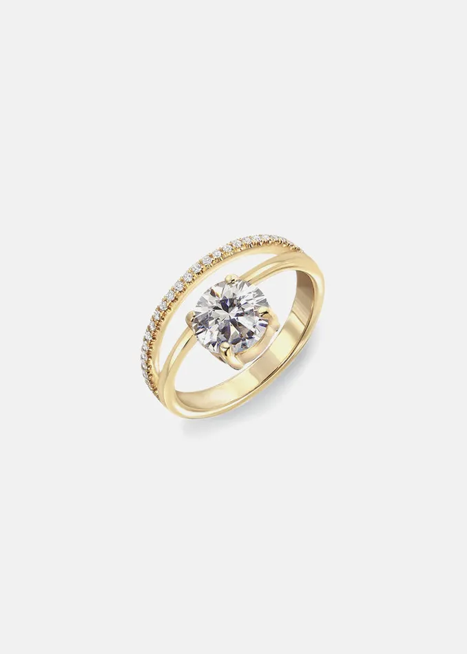 Rings KATKIMfinejewelry Diamond Sunset Pav Ring