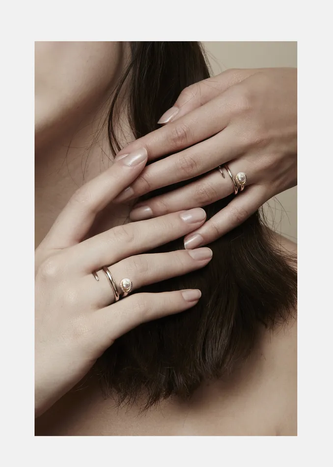 Rings KATKIMfinejewelry Pearl Crescendo Ring