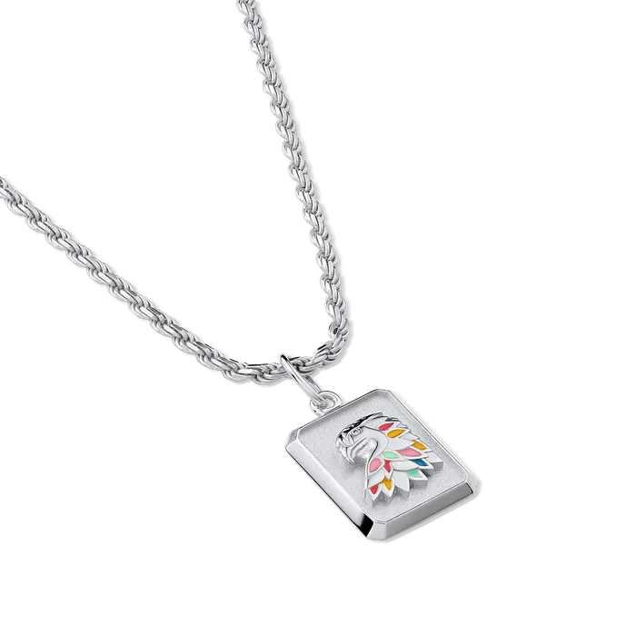 Rings Pendants Hawk Sterling Silver Multi Enamel