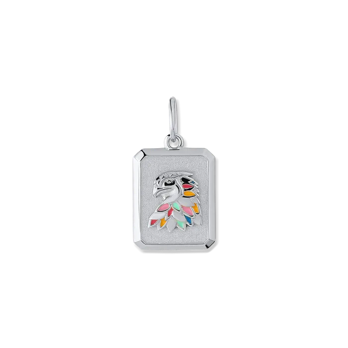 Rings Pendants Hawk Sterling Silver Multi Enamel