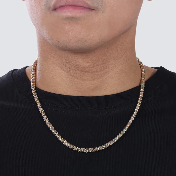 Rings Saints G 50MM Saint Franco Chain TwoTone Prism Cut