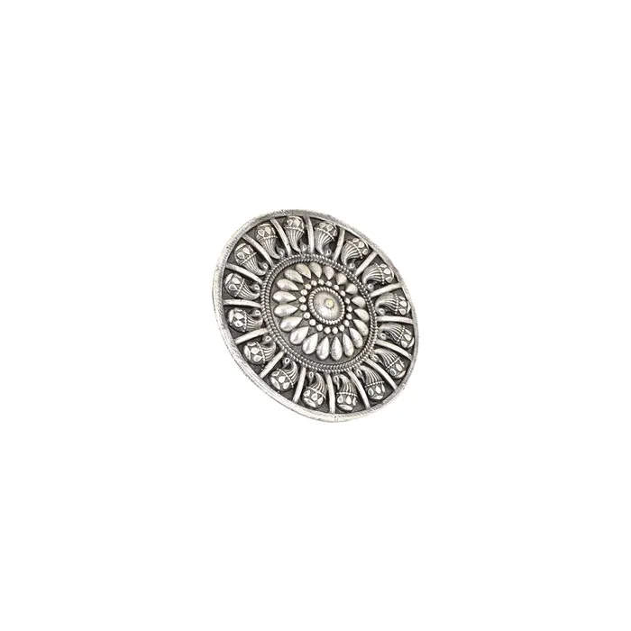 Rings Teejh Teejh Manikya Silver Oxidised Ring