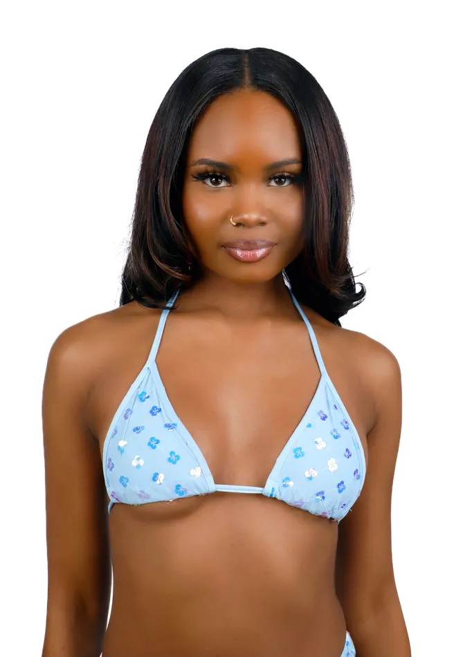 Rings THE LUMI SHOP Baby Blue Sparkle Fairy Blossom Top