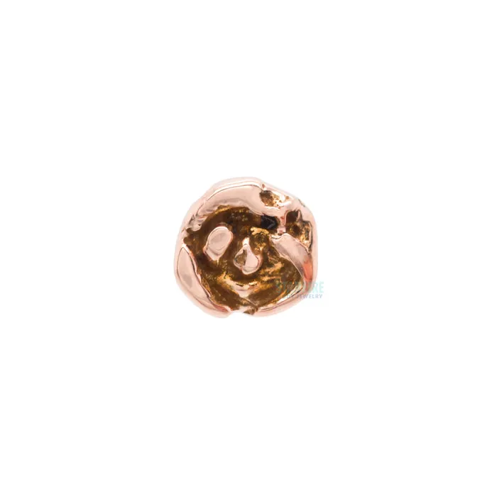 Rose Threaded End in Gold LeRoi Earrings