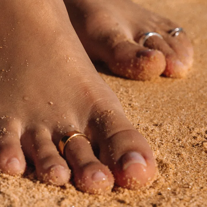 Scream Pretty Wide Band Toe Ring Rings Scream Pretty Wide Band Toe Ring Rings